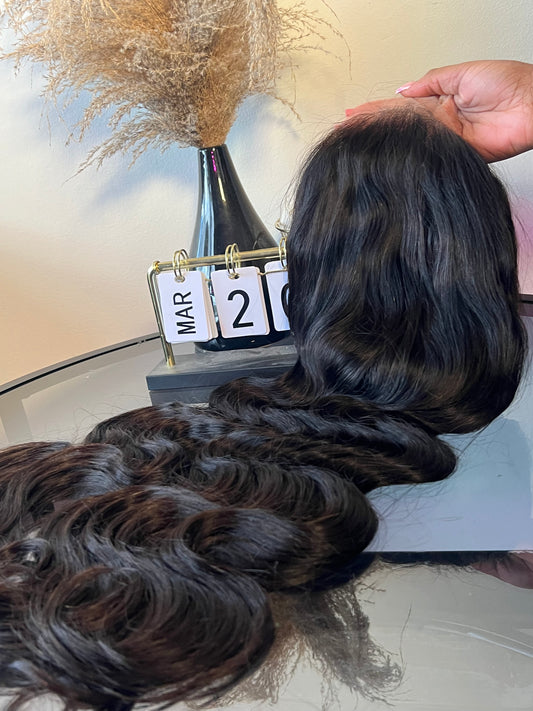 Virgin Body Wave Frontal Wig (Pre-order)